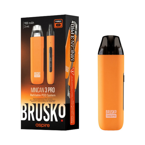 POD-система Brusko Minican 3 Pro оранжевый в Норильске