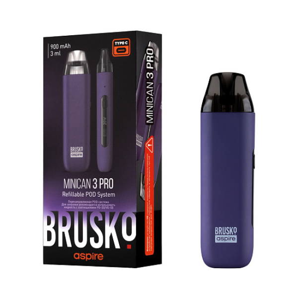 POD-система Brusko Minican 3 Pro фиолетовый в Норильске