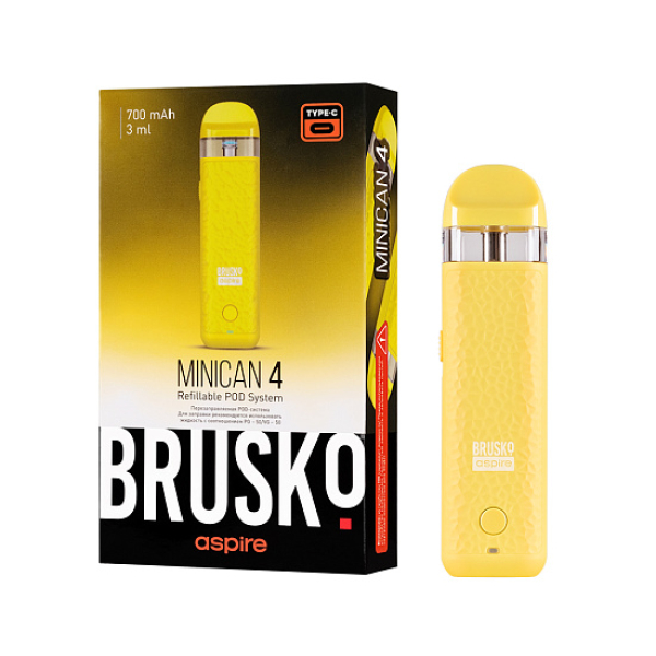 POD-система Brusko Minican 4 Желтый в Норильске