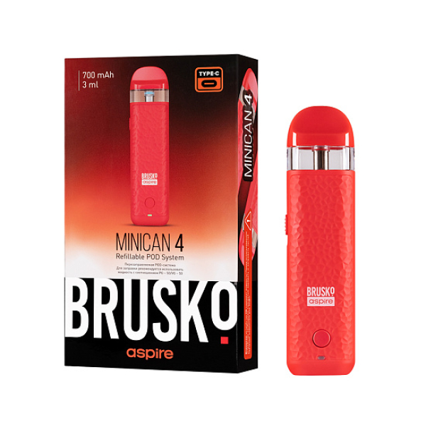 POD-система Brusko Minican 4 Красный в Норильске