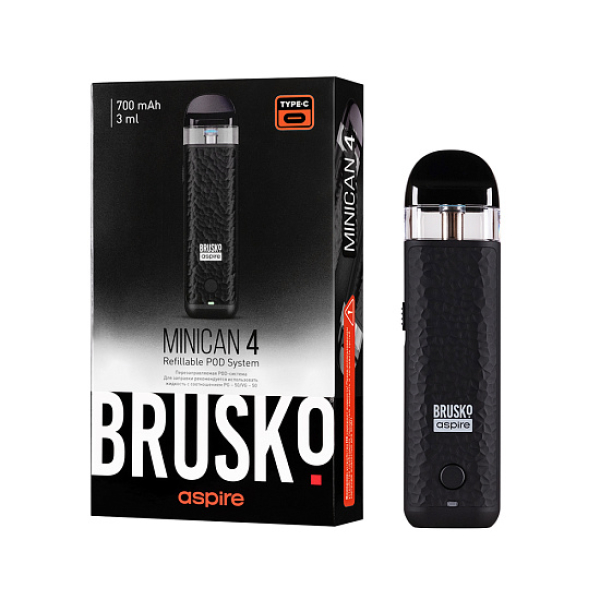 POD-система Brusko Minican 4 Черный в Норильске