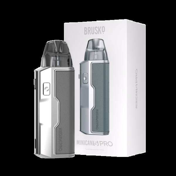 POD-система Brusko Minican 5 Pro Metallic Grey Красный,серый в Норильске