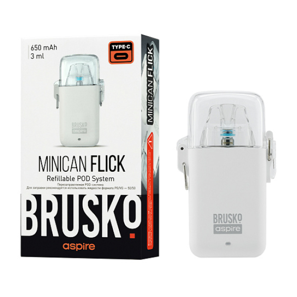 POD-система Brusko Minican Flick Белый в Норильске