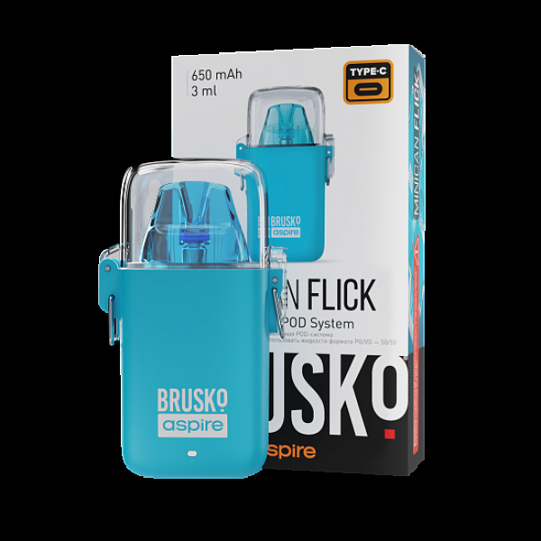 POD-система Brusko Minican Flick Голубой в Норильске