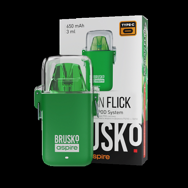 POD-система Brusko Minican Flick Зелёный в Норильске
