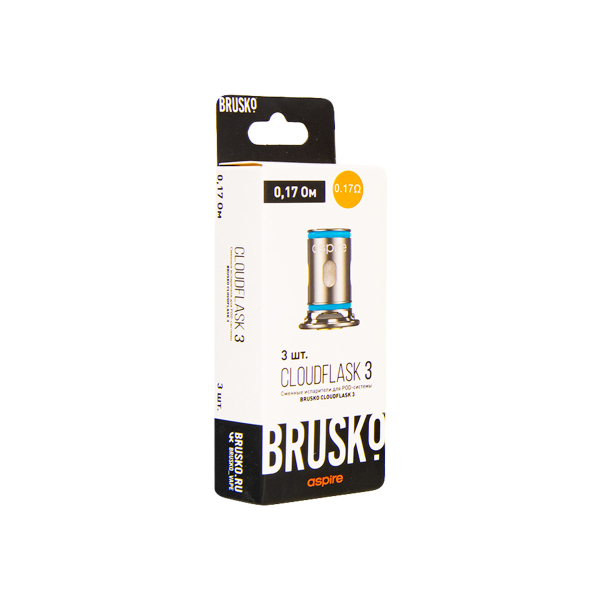 Испаритель Brusko Cloudflask 3 0.17 Ом 3 шт в Норильске