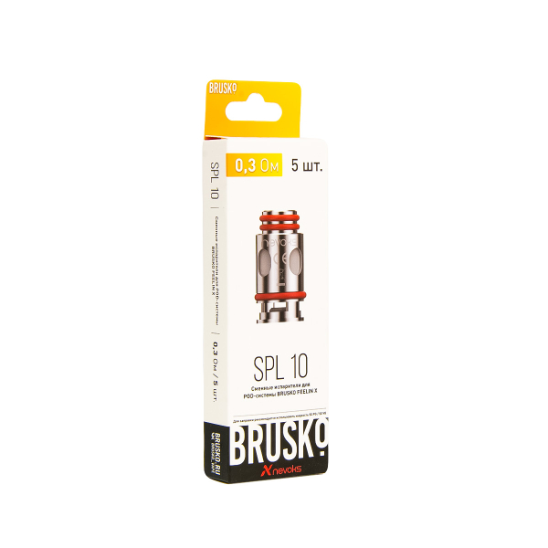 Испаритель Brusko Feelin Spl10 0.3 Ом 5 шт в Норильске