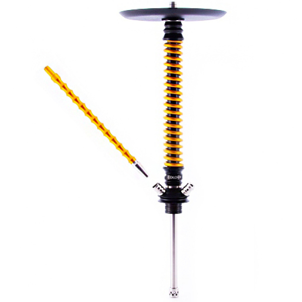 Кальян Mamay Customs V3  Coilovers Черный Gold Anod в Норильске