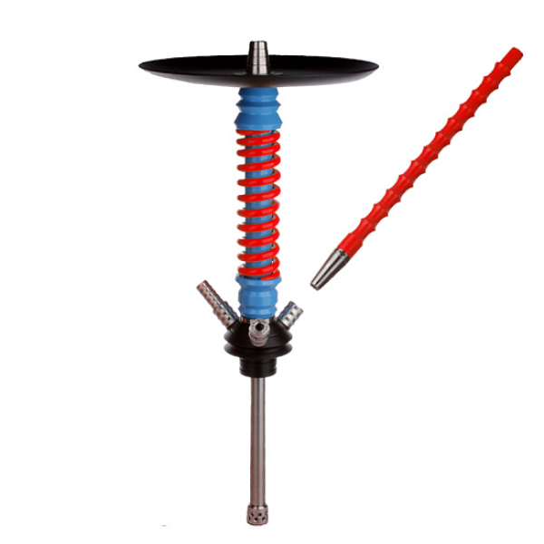 Кальян Mamay Customs V3  Coilovers Mini Голубой Красный в Норильске