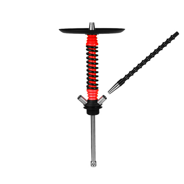 Кальян Mamay Customs V3  Coilovers Mini Красно Черный в Норильске