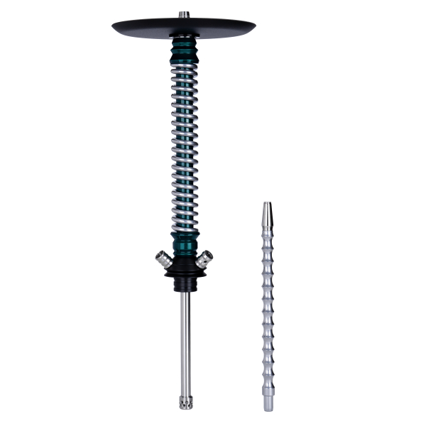 Кальян Mamay Customs Coilovers Зелёный Лак Хром в Норильске