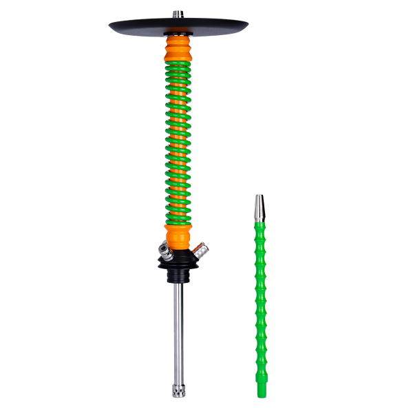 Кальян Mamay Customs Coilovers Оранжево Салатовый в Норильске
