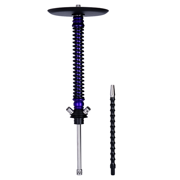 Кальян Mamay Customs Coilovers Фиолетовый Лак Черный в Норильске