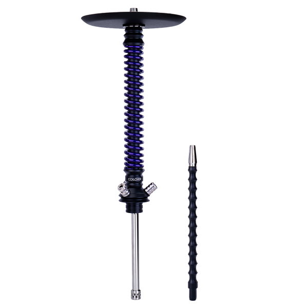 Кальян Mamay Customs Coilovers Чёрно Фиолетовый Лак в Норильске