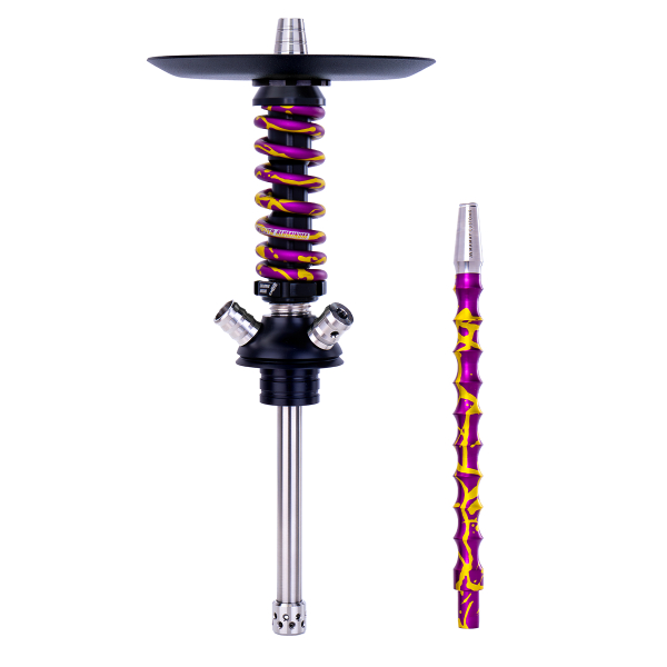 Кальян Mamay Customs Coilover Micro Пурпурно Золотой Сплеш в Норильске
