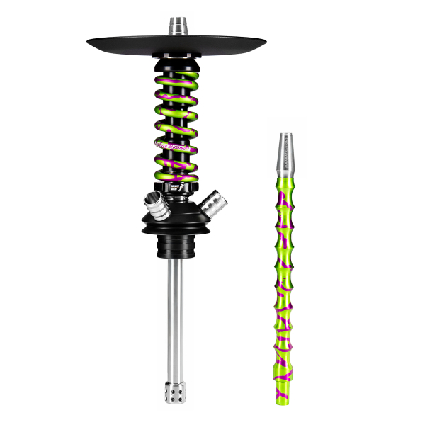 Кальян Mamay Customs Coilover Micro Салатово Пурпурный Сплеш в Норильске