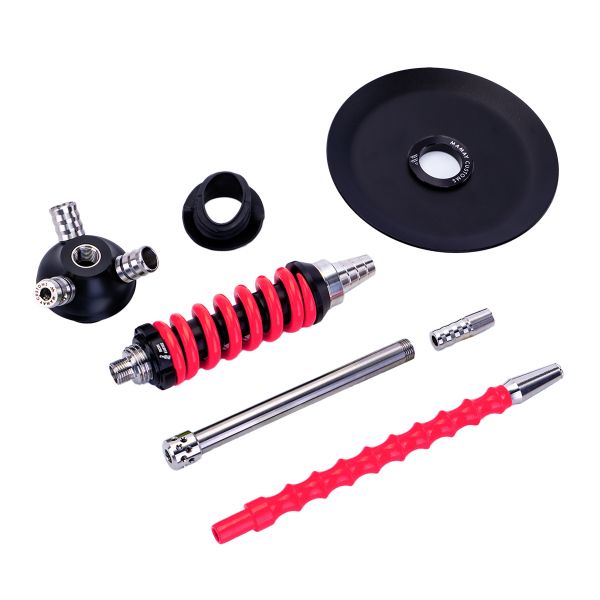 Кальян Mamay Customs Coilover Micro Чёрно Розовый в Норильске