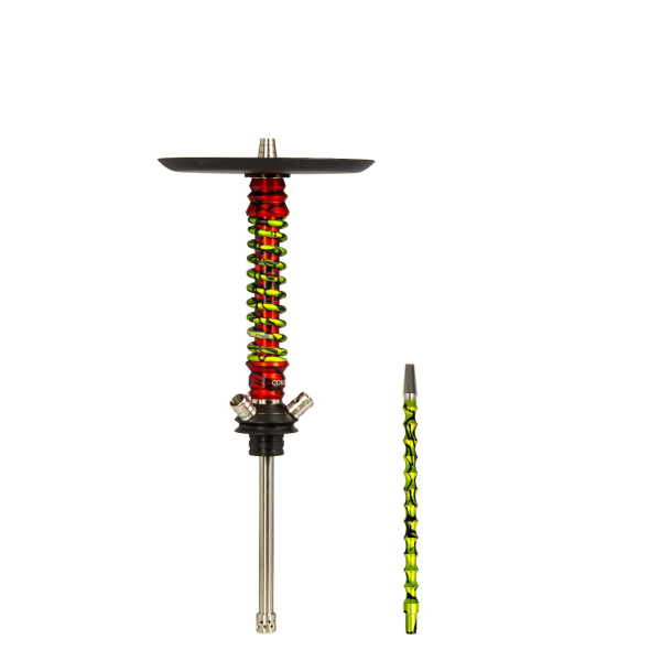Кальян Mamay Customs Coilovers Mini Красный Сплеш Салатовый Сплеш в Норильске