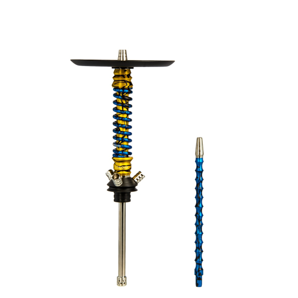 Кальян Mamay Customs Coilovers Mini Синий Сплеш Золотой Сплеш в Норильске