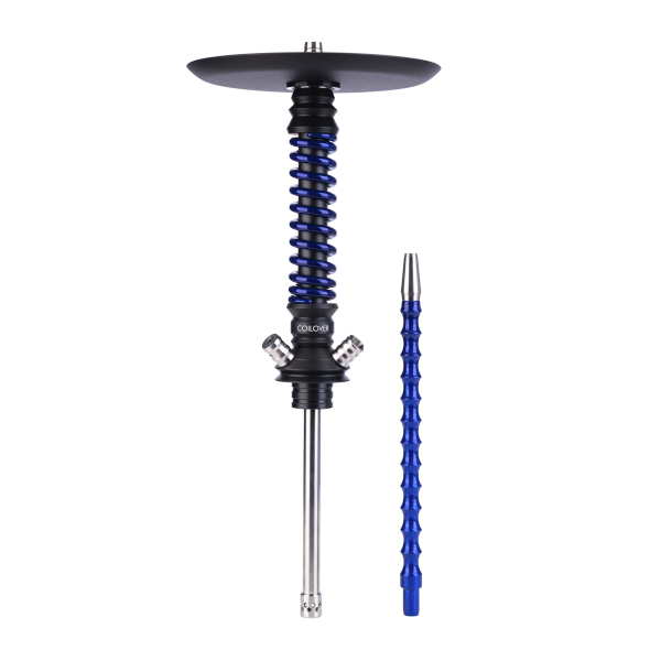 Кальян Mamay Customs Coilovers Mini Чёрно Синий Лак в Норильске