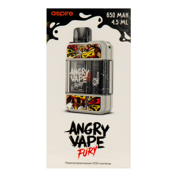 POD-система Brusko Angry Vape Fury 650 Mah Белый в Норильске