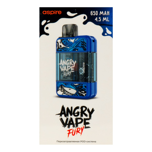 POD-система Brusko Angry Vape Fury 650 Mah Синий в Норильске