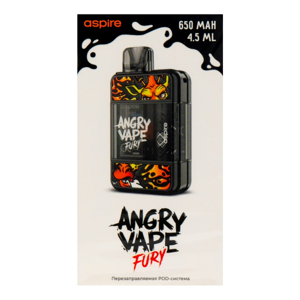 POD-система Brusko Angry Vape Fury 650 Mah Черный в Норильске