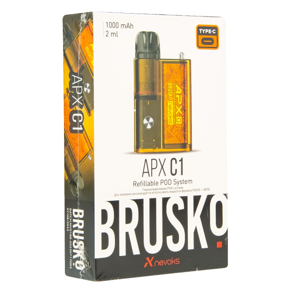 POD-система Brusko Apx C1 Жёлтый Клён в Норильске