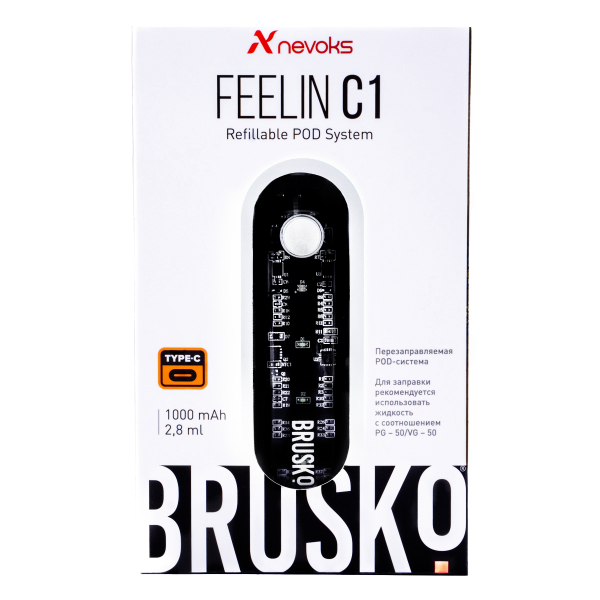 POD-система Brusko Feelin C1 Белый в Норильске
