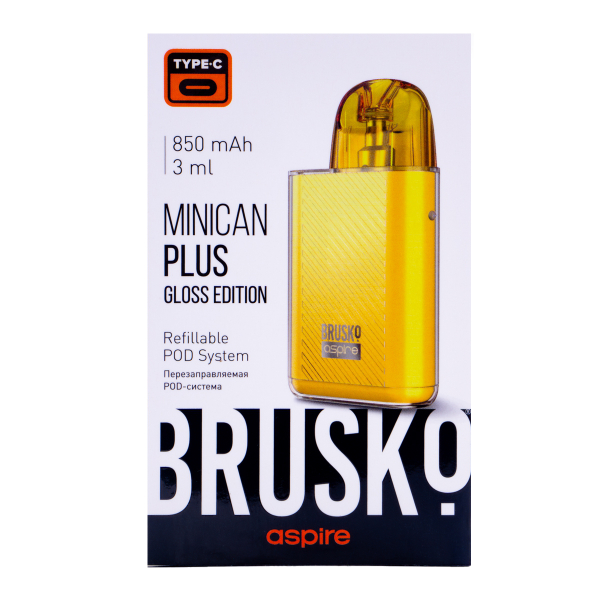 POD-система Brusko Minican Plus Gloss Edition Жёлтый в Норильске