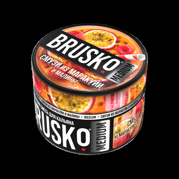 Бестабачная смесь Brusko Смузи Из Маракуйи И Малины Medium 50 грамм в Норильске