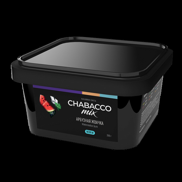 Бестабачная смесь Chabacco Mix Watermelon Gum Арбузная Жвачка  Medium 200 грамм в Норильске