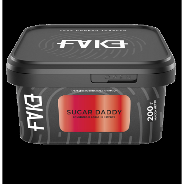 Табак Fake Sugar Daddy Клубника В Сахарной Пудре 200 грамм в Норильске