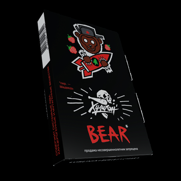 Табак Хулиган Bear Клубника С Елкой 25 грамм в Норильске