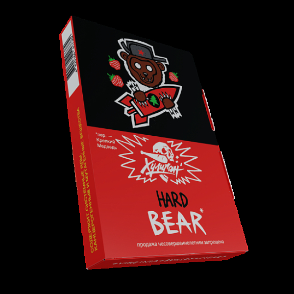 Табак Хулиган Hard Bear Клубника С Елкой 25 грамм в Норильске