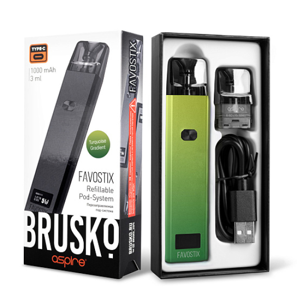 POD-система Brusko Favostix      Зеленый Градиент в Норильске