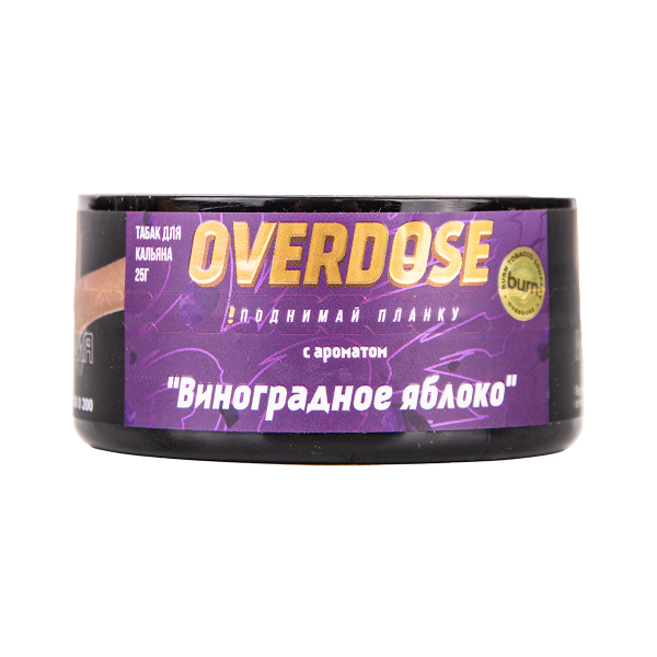 Табак Overdose Grapple 100 грамм в Норильске