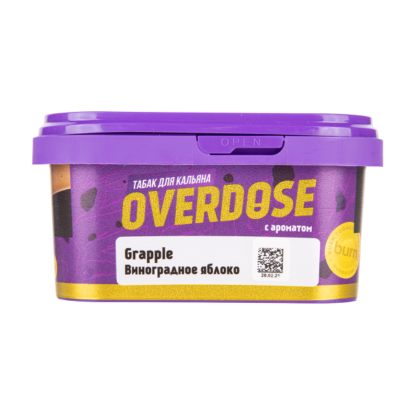 Табак Overdose Grapple 200 грамм в Норильске