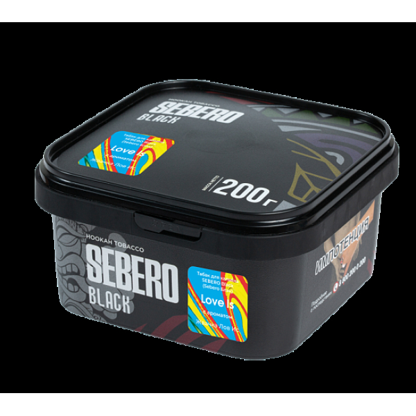 Табак Sebero Black Black Love Is 200 грамм в Норильске