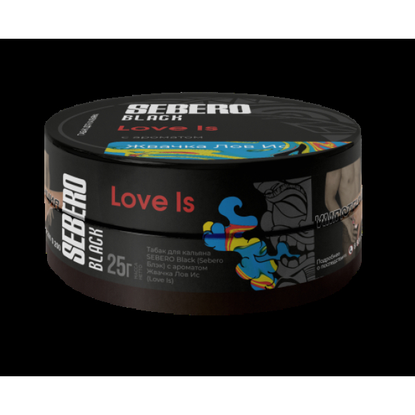 Табак Sebero Black Black Love Is 25 грамм в Норильске