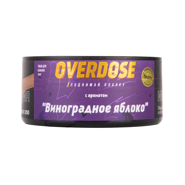 Табак Overdose Grapple 25 грамм в Норильске