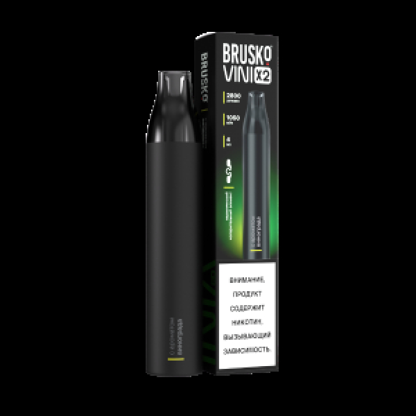 Электронка Brusko Vini X2 Грейпфрут 2800 затяжек в Норильске