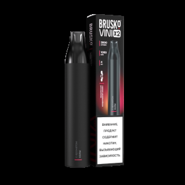 Электронка Brusko Vini X2 Кола 2800 затяжек в Норильске