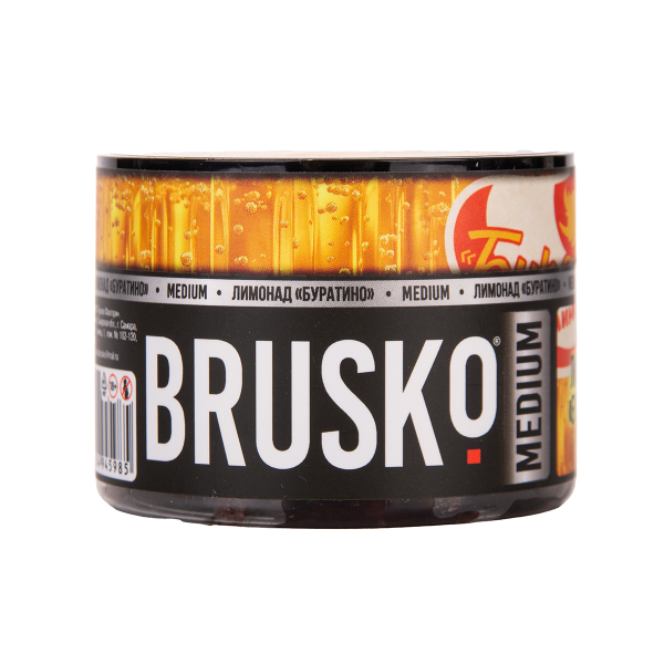 Бестабачная смесь Brusko Zero Лимонад  Буратино 50 грамм в Норильске