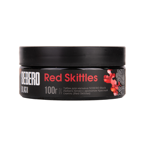 Табак Sebero Black Red Skittles 100 грамм в Норильске