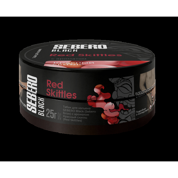 Табак Sebero Black Red Skittles 25 грамм в Норильске