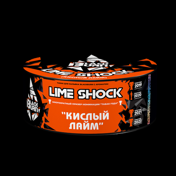 Табак BlackBurn Lime Shock 100 грамм в Норильске