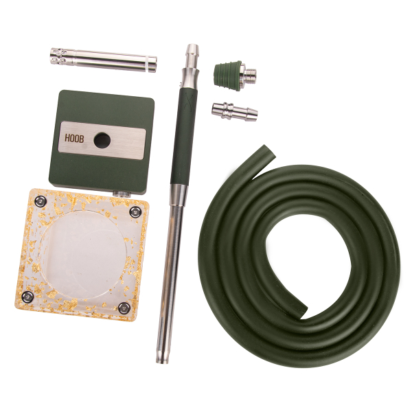 Кальян Hoob Subatom British Racing Green X Ss | Cube Mini Gold в Норильске