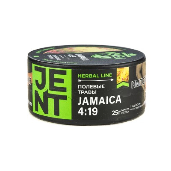 Табак Jent Herbal Line Jamaica 4 19 Полевые Травы 25 грамм в Норильске