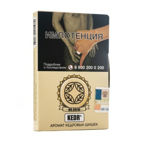 Табак Mr Brew Kedr Аромат Кедровых Шишек 25 грамм в Норильске